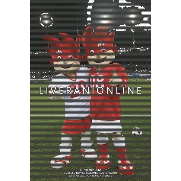 Zurigo (CH) 06-02-2008 amichevole preparazione euro 2008 italia-portogallo 3 : 1 nella foto le mascotte di euro 2008 ph marco luzzani/ag aldo liverani s.a.s.