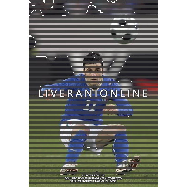 Zurigo (CH) 06-02-2008 amichevole preparazione euro 2008 italia-portogallo 3 : 1 nella foto antonio di natale ph marco luzzani/ag aldo liverani s.a.s.