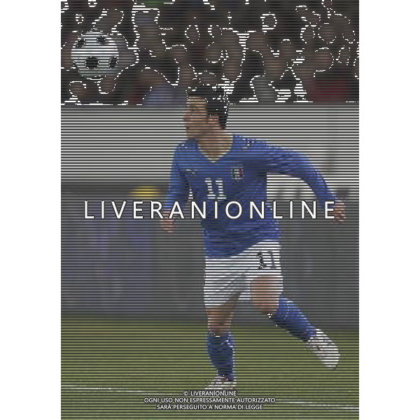 Zurigo (CH) 06-02-2008 amichevole preparazione euro 2008 italia-portogallo 3 : 1 nella foto antonio di natale ph marco luzzani/ag aldo liverani s.a.s.