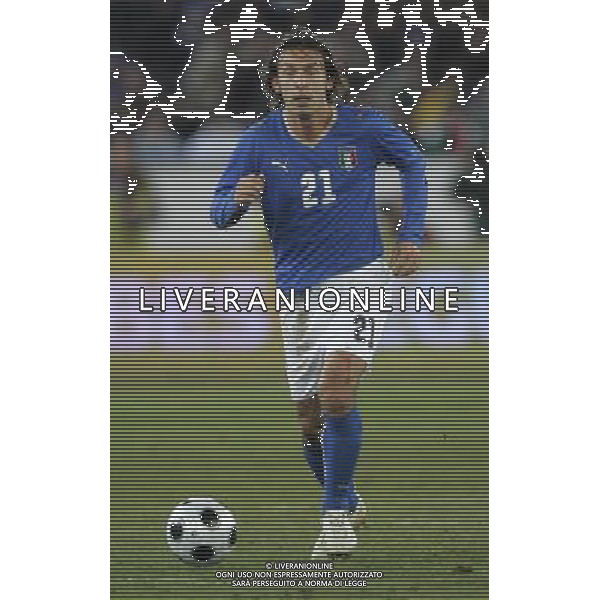 Zurigo (CH) 06-02-2008 amichevole preparazione euro 2008 italia-portogallo 3 : 1 nella foto andrea pirlo ph marco luzzani/ag aldo liverani s.a.s.