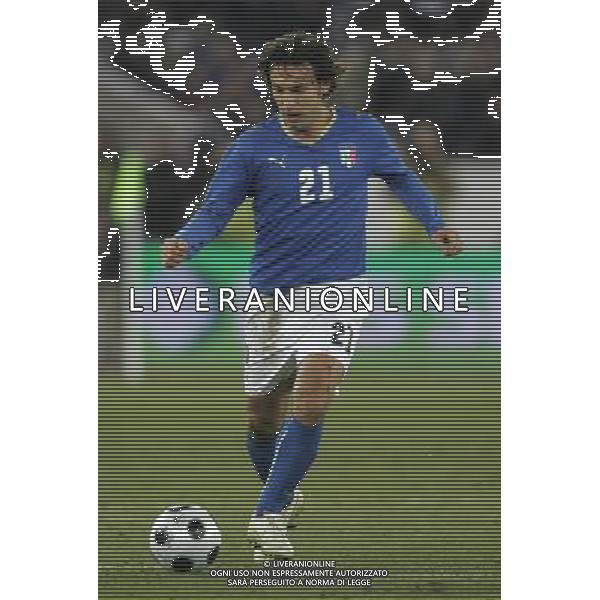 Zurigo (CH) 06-02-2008 amichevole preparazione euro 2008 italia-portogallo 3 : 1 nella foto andrea pirlo ph marco luzzani/ag aldo liverani s.a.s.