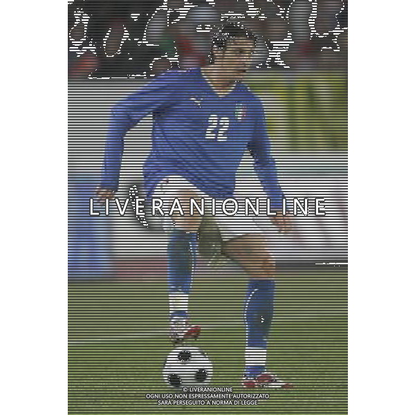 Zurigo (CH) 06-02-2008 amichevole preparazione euro 2008 italia-portogallo 3 : 1 nella foto massimo oddo ph marco luzzani/ag aldo liverani s.a.s.