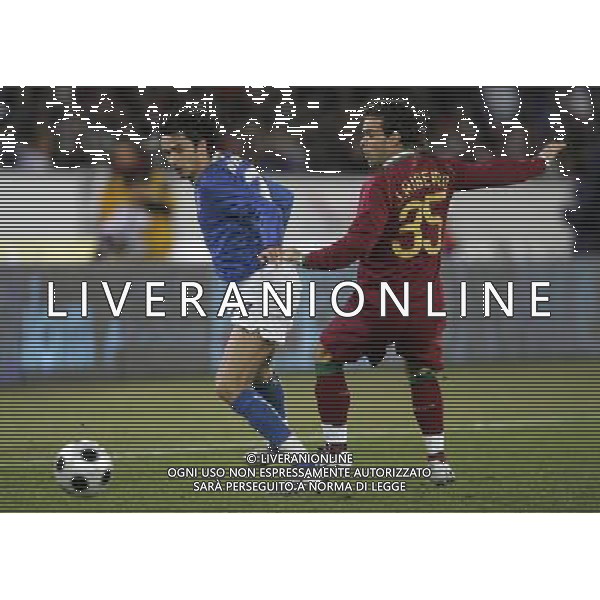 Zurigo (CH) 06-02-2008 amichevole preparazione euro 2008 italia-portogallo 3 : 1 nella foto raffaele palladino e jose\' ribeiro ph marco luzzani/ag aldo liverani s.a.s.