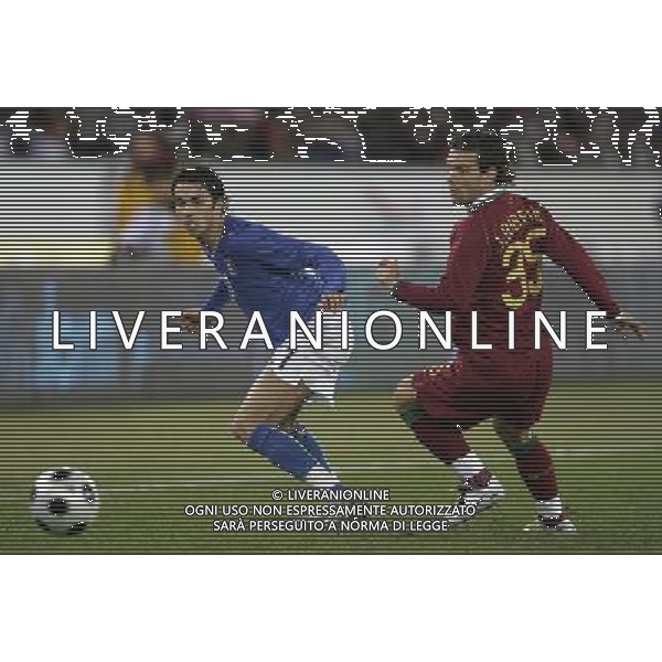 Zurigo (CH) 06-02-2008 amichevole preparazione euro 2008 italia-portogallo 3 : 1 nella foto raffaele palladino e jose\' ribeiro ph marco luzzani/ag aldo liverani s.a.s.