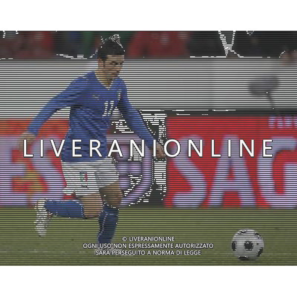 Zurigo (CH) 06-02-2008 amichevole preparazione euro 2008 italia-portogallo 3 : 1 nella foto antonio di natale ph marco luzzani/ag aldo liverani s.a.s.