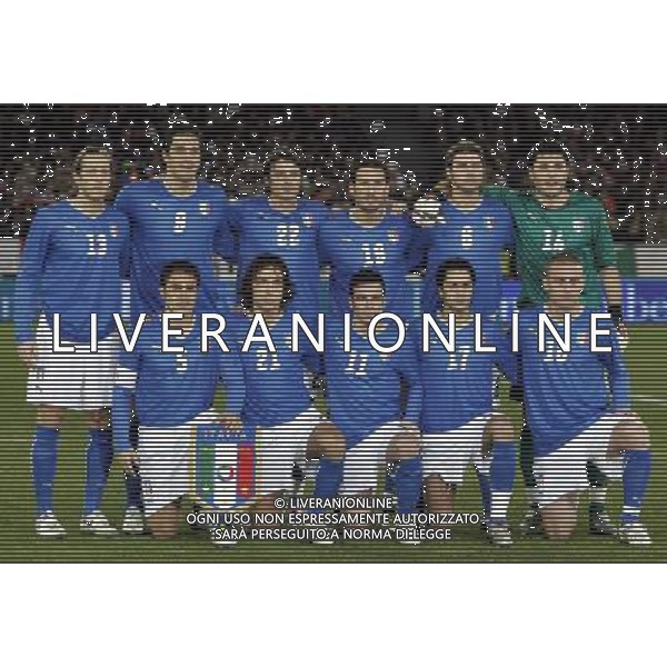 Zurigo (CH) 06-02-2008 amichevole preparazione euro 2008 italia-portogallo 3 : 1 nella foto formazione italia ph marco luzzani/ag aldo liverani s.a.s.