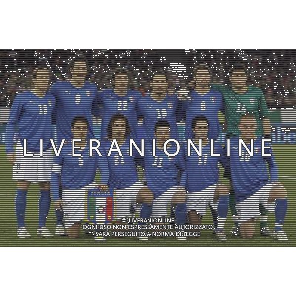 Zurigo (CH) 06-02-2008 amichevole preparazione euro 2008 italia-portogallo 3 : 1 nella foto formazione italia ph marco luzzani/ag aldo liverani s.a.s.