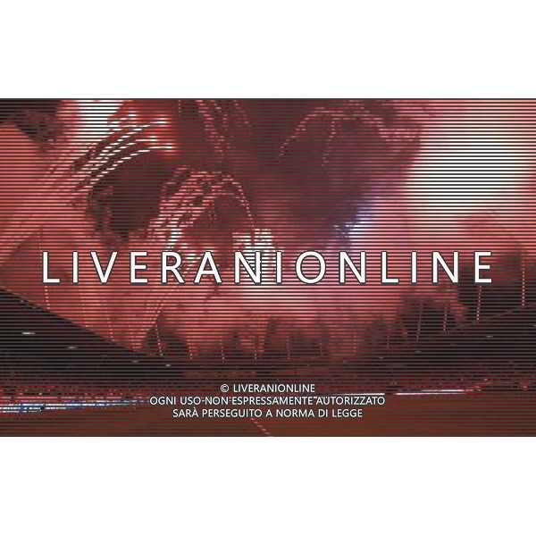 Zurigo (CH) 06-02-2008 amichevole preparazione euro 2008 italia-portogallo 3 : 1 nella foto fuochi artificiali a fine gara ph marco luzzani/ag aldo liverani s.a.s.