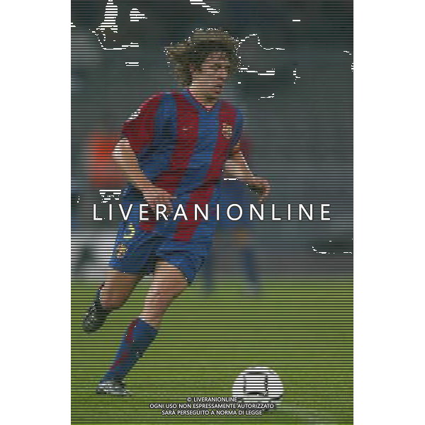 TORINO 09/04/2003 JUVENTUS - BARCELLONA CHAMPIONS LEAGUE NELLA FOTO: PUYOL AGENZIA ALDO LIVERANI 