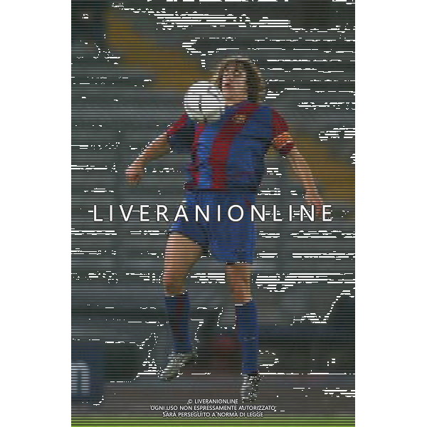 TORINO 09/04/2003 JUVENTUS - BARCELLONA CHAMPIONS LEAGUE NELLA FOTO: PUYOL AGENZIA ALDO LIVERANI 