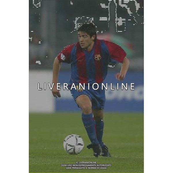 TORINO 09/04/2003 JUVENTUS - BARCELLONA CHAMPIONS LEAGUE NELLA FOTO: RIQUELME AGENZIA ALDO LIVERANI 