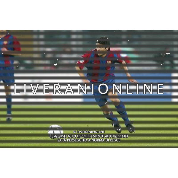 TORINO 09/04/2003 JUVENTUS - BARCELLONA CHAMPIONS LEAGUE NELLA FOTO: RIQUELME AGENZIA ALDO LIVERANI 
