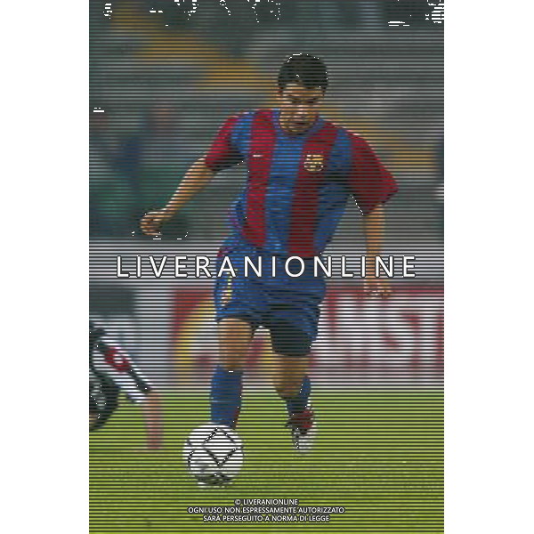 TORINO 09/04/2003 JUVENTUS - BARCELLONA CHAMPIONS LEAGUE NELLA FOTO: SAVIOLA AGENZIA ALDO LIVERANI 