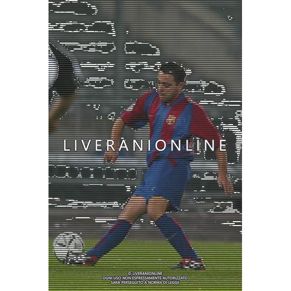 TORINO 09/04/2003 JUVENTUS - BARCELLONA CHAMPIONS LEAGUE NELLA FOTO: XAVI AGENZIA ALDO LIVERANI 