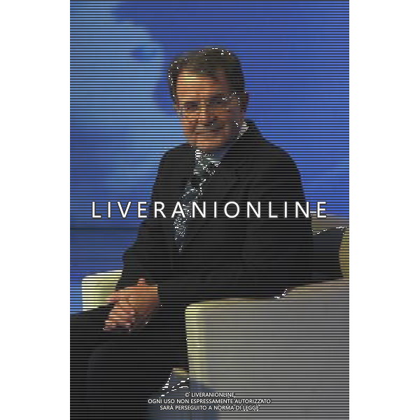 ROMANO PRODI MILANO, 16/12/2007 TRASMISSIONE \' CHE TEMPO CHE FA\' FOTO ANTONIO SORANO - AG. ALDO LIVERANI SAS