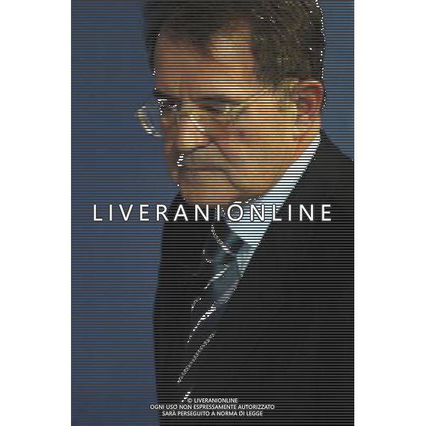 ROMANO PRODI MILANO, 16/12/2007 TRASMISSIONE \' CHE TEMPO CHE FA\' FOTO ANTONIO SORANO - AG. ALDO LIVERANI SAS