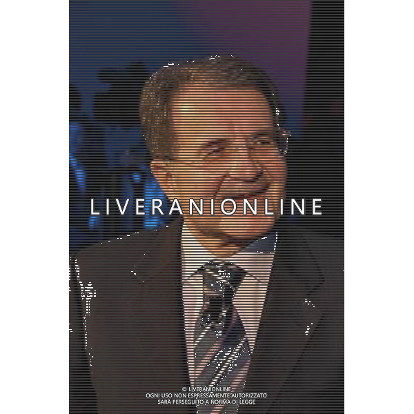 ROMANO PRODI MILANO, 16/12/2007 TRASMISSIONE \' CHE TEMPO CHE FA\' FOTO ANTONIO SORANO - AG. ALDO LIVERANI SAS