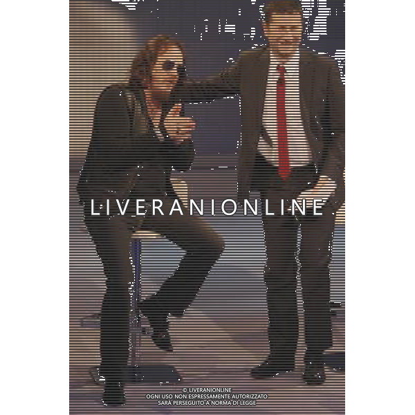 FABIO FAZIO - ZUCCHERO \' SUGAR\' FORNACIARI MILANO, 16/12/2007 TRASMISSIONE \' CHE TEMPO CHE FA\' FOTO ANTONIO SORANO - AG. ALDO LIVERANI SAS