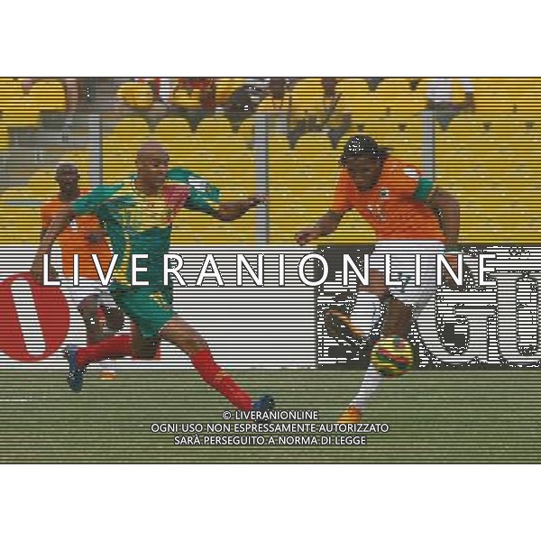 But Didier DROGBA - 29.01.2008 - Cote d\'Ivoire / Mali - Coupe d\'Afrique des Nations 2008 - Ghana COSTA D\'AVORIO - MALI COPPA D\'AFRICA Photo : Lane / Icon Sport/Ag. Aldo Liverani sas - ONLY ITALY - ONLY FOR ITALIAN MARKET - 