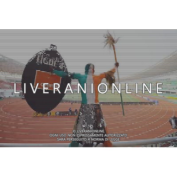 Supporter de la Cote d\'Ivoire - 25.01.2008 - Cote d\'Ivoire / Benin - Coupe d\'Afrique des Nations 2008 - Ghana TIFOSI COSTA D\'AVORIO - BENIN COPPA D\'AFRICA Photo : Jiro Mochizuki / Shot / Icon Sport/Ag. Aldo Liverani sas - ONLY ITALY - ONLY FOR ITALIAN MARKET -