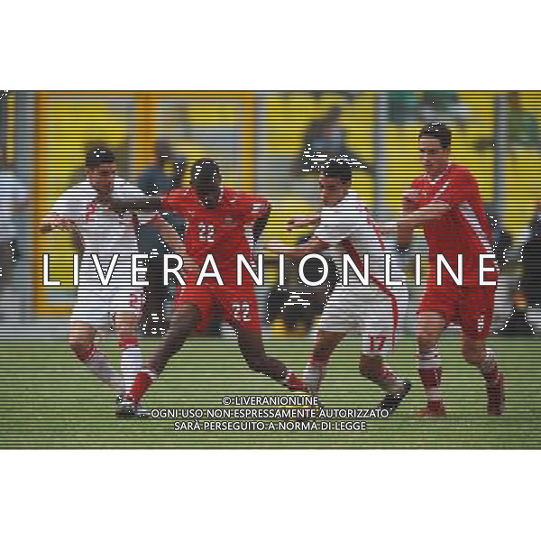 Michael CHRETIEN / Jamunovandu NGATJIZEKO / Marouane CHAMAKH / Oliver RISSER - 21.01.2008 - Maroc / Namibie - Coupe d Afrique des nations 2008 - Ghana MAROCCA - NAMIBIA COPPA D\'AFRICA Photo: Jiro Mochizuki / Shot / Icon Sport/Ag. Aldo Liverani sas - ONLY ITALY - ONLY FOR ITALIAN MARKET -