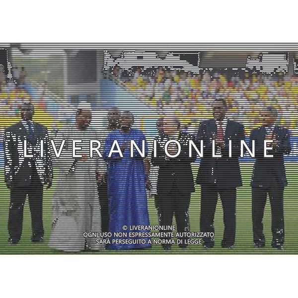 Joseph BLATTER (president de la FIFA) / Issa AYATOU (president de la CAF) - 10.02.2008 - Egypte / Cameroun - Finale de la Coupe d\'Afrique des Nations - Ghana EGITTO - CAMERUN FINALE COPPA D\'AFRICA Photo : Jiro / Icon Sport /Ag. Aldo Liverani sas - ONLY ITALY - EDITORIAL USE ONLY *** Local Caption ***