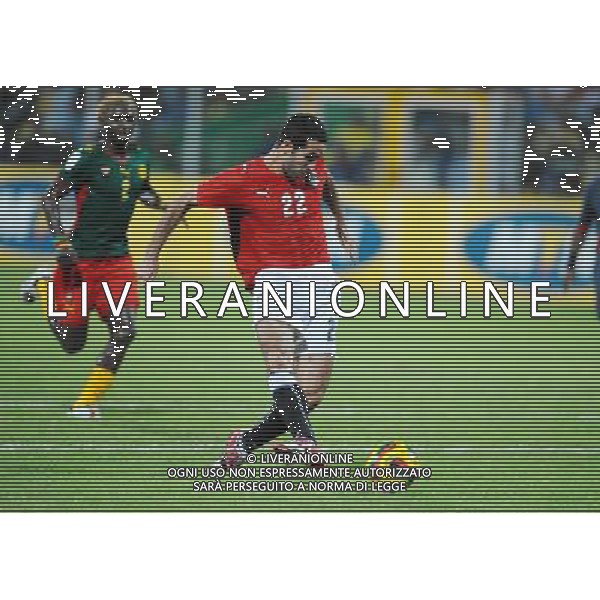 but de Mohamed ABOUTRAIKA 10.02.2008 - Egypte / Cameroun - Finale de la Coupe d\'Afrique des Nations - Ghana EGITTO-CAMERUN FINALE COPPA D\'AFRICA Photo : Jiro / Icon Sport /Ag. Aldo Liverani sas - ONLY ITALY - EDITORIAL USE ONLY *** Local Caption ***