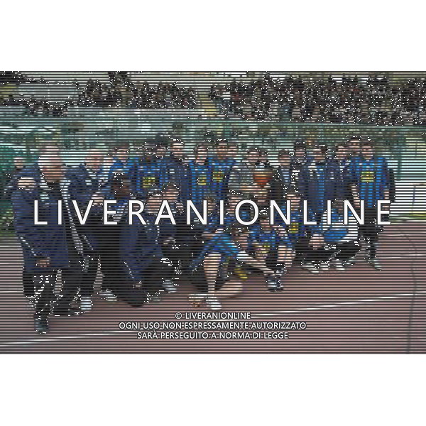 60° Coppa Carnevale di Viareggio 2008 Viareggio - 11.02.2008 Atalanta-Vicenza Nella Foto:ATALANTA CON LA COPPA /Ph.Vitez-Ag. Aldo Liverani