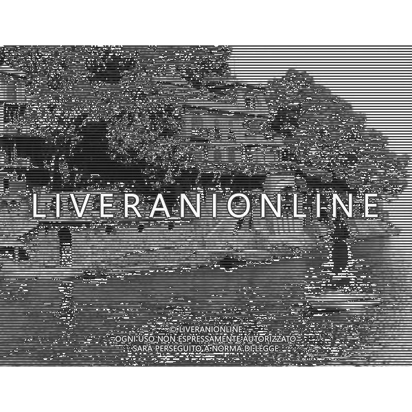 La Villa Cristina a Portofino del Finanziere Franco Ambrosio (anni \'70/80) ph archivio Ag. Aldo Liverani sas retrospettiva