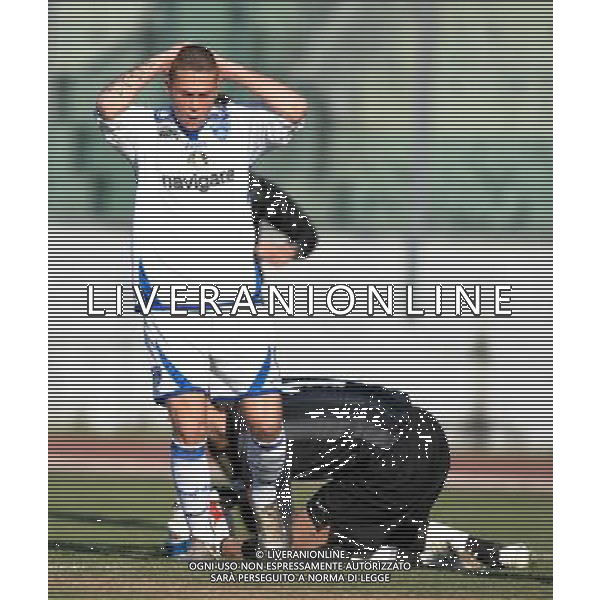 Inter-Empoli Finale 60a Coppa Carnevale Torneo di Viareggio 2008 13.02.2008 Inter-Empoli Nella Foto: Caturano si dispera dopo l\'occasione da gol mancata Ph.Vitez/Ag. Aldo Liverani Sas