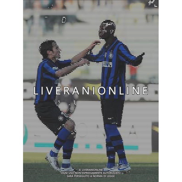 Inter-Empoli Finale 60a Coppa Carnevale Torneo di Viareggio 2008 13.02.2008 Inter-Empoli Nella Foto: esultanza dopo il gol di Balotelli mario Ph.Vitez/Ag. Aldo Liverani Sas
