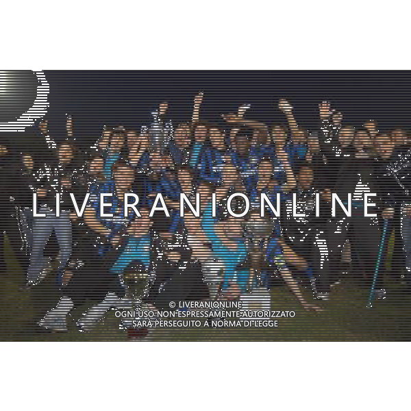60° Coppa Carnevale di Viareggio 2008 Viareggio - 13.02.2008 Inter-Empoli Nella Foto:Inter festeggia con la coppa /Ph.Vitez-Ag. Aldo Liverani