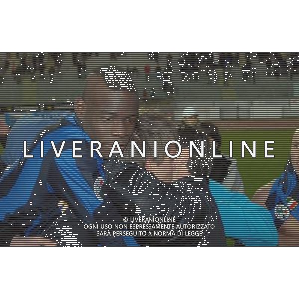 60° Coppa Carnevale di Viareggio 2008 Viareggio - 13.02.2008 Inter-Empoli Nella Foto:Balotelli abbraccia Belec /Ph.Vitez-Ag. Aldo Liverani