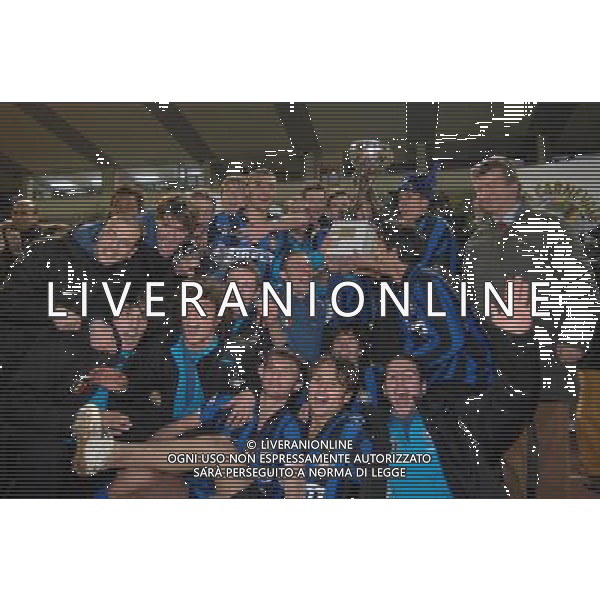 60° Coppa Carnevale di Viareggio 2008 Viareggio - 13.02.2008 Inter-Empoli Nella Foto:GRUPPO INTER CON LA COPPA /Ph.Vitez-Ag. Aldo Liverani