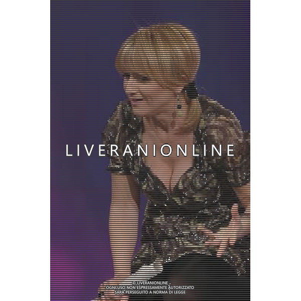 LUCIANA LITTIZZETTO TRASMISSIONE TV: \' CHE TEMPO CHE FA\'- MILANO, 17/02/2008 FOTO ANTONIO SORANO - AG. ALDO LIVERANI sas
