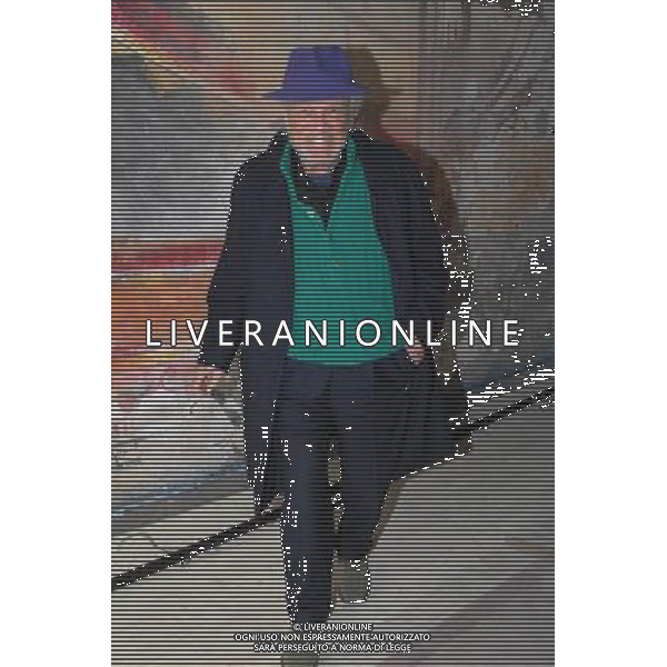 MILANO 18/2/2008 TEATRO FRANCO PARENTI VIA PIER LOMBARDO, 14 PRESENTAZIONE DELLO SPETTACOLO: -LA FORMA DELL\' INCOMPIUTO- NELLA FOTO GIORGIO ALBERTAZZI FOTO MARIO ROMANO/AG ALDO LIVERANI