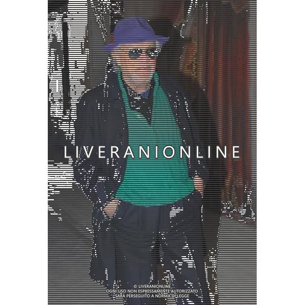 MILANO 18/2/2008 TEATRO FRANCO PARENTI VIA PIER LOMBARDO, 14 PRESENTAZIONE DELLO SPETTACOLO: -LA FORMA DELL\' INCOMPIUTO- NELLA FOTO GIORGIO ALBERTAZZI FOTO MARIO ROMANO/AG ALDO LIVERANI