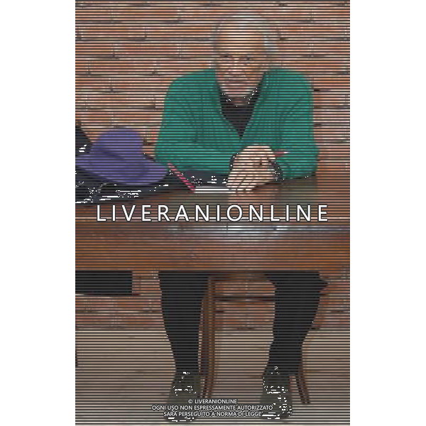 MILANO 18/2/2008 TEATRO FRANCO PARENTI VIA PIER LOMBARDO, 14 PRESENTAZIONE DELLO SPETTACOLO: -LA FORMA DELL\' INCOMPIUTO- NELLA FOTO GIORGIO ALBERTAZZI FOTO MARIO ROMANO/AG ALDO LIVERANI