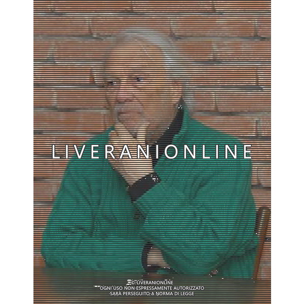 MILANO 18/2/2008 TEATRO FRANCO PARENTI VIA PIER LOMBARDO, 14 PRESENTAZIONE DELLO SPETTACOLO: -LA FORMA DELL\' INCOMPIUTO- NELLA FOTO GIORGIO ALBERTAZZI FOTO MARIO ROMANO/AG ALDO LIVERANI