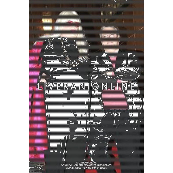 MAURO CORUZZI ( Platinette) - MARCO MATTOLINI ( regista) Photocall della rappresentazione teatrale: \' Amici - a un passo dal sogno\' al Teatro Nuovo. © Antonio Sorano - ag. Aldo Liverani sas