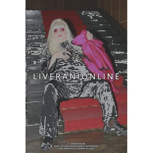 MAURO CORUZZI ( Platinette) Photocall della rappresentazione teatrale: \' Amici - a un passo dal sogno\' al Teatro Nuovo. © Antonio Sorano - ag. Aldo Liverani sas