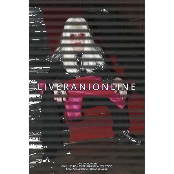 MAURO CORUZZI ( Platinette) Photocall della rappresentazione teatrale: \' Amici - a un passo dal sogno\' al Teatro Nuovo. © Antonio Sorano - ag. Aldo Liverani sas