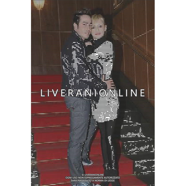 FEDERICO ANGELUCCI - SAMANTHA FANTAUZZI Photocall della rappresentazione teatrale: \' Amici - a un passo dal sogno\' al Teatro Nuovo. © Antonio Sorano - ag. Aldo Liverani sas