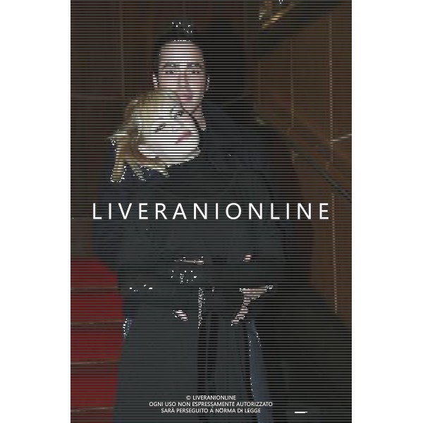 SAMANTHA FANTAUZZI - FEDERICO ANGELUCCI Photocall della rappresentazione teatrale: \' Amici - a un passo dal sogno\' al Teatro Nuovo. © Antonio Sorano - ag. Aldo Liverani sas