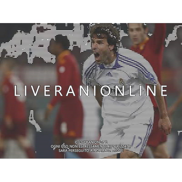 Roma - Real Madrid 19/02/2008 Uefa Champions League 2007/2008 - Ottavi di finale di andata nella foto: la rabbia di ruud van nistelrooy dopo il gol annullato ph Corradetti / ag. Aldo Liverani