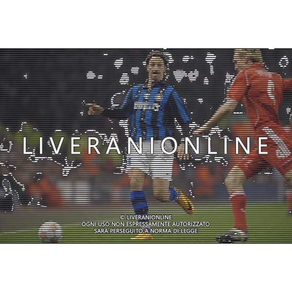 Liverpool - Inter 19.02.2008 Champions League 2007/2008 Ottavi di Finale Andata Nella Foto: zlatan Ibrahimovic Ph.Vitez/Ag. Aldo Liverani