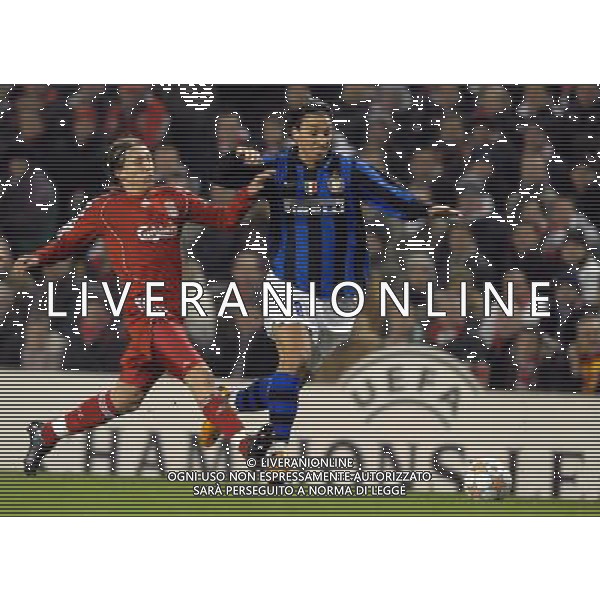 Liverpool - Inter 19.02.2008 Champions League 2007/2008 Ottavi di Finale Andata Nella Foto: zlatan Ibrahimovic Ph.Vitez/Ag. Aldo Liverani