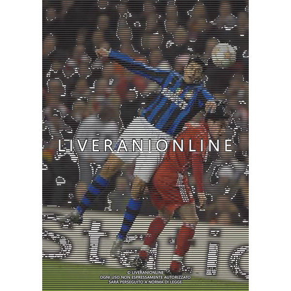 Liverpool - Inter 19.02.2008 Champions League 2007/2008 Ottavi di Finale Andata Nella Foto: julio Cruz Ph.Vitez/Ag. Aldo Liverani