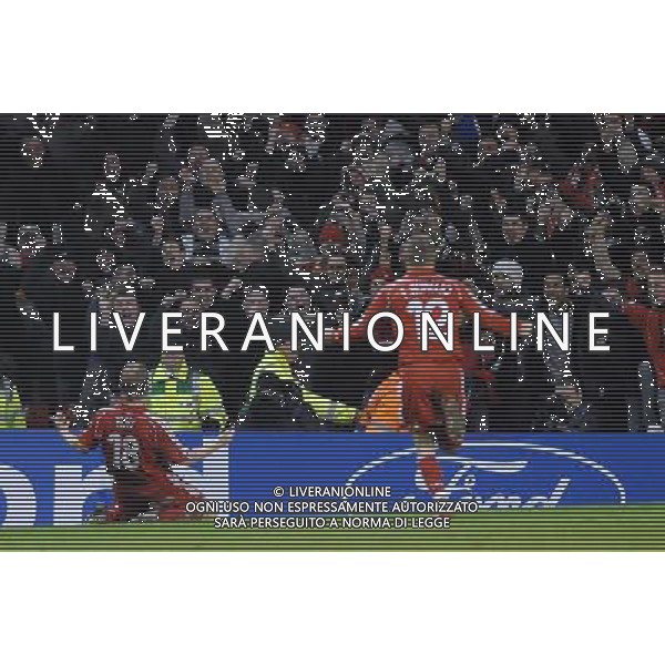Liverpool - Inter 19.02.2008 Champions League 2007/2008 Ottavi di Finale Andata Nella Foto: esultanza dopo il gol di Kuyt del 1-0 Ph.Vitez/Ag. Aldo Liverani