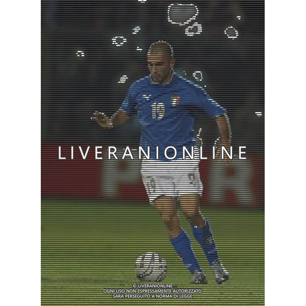 REGGIO CALABRIA 11/10/03 QUALIFICAZIONI EUROPEI 2004 ITALIA AZERBAIGIAN NELLA FOTO MARCO DI VAIO FOTO AG. ALDO LIVERANI